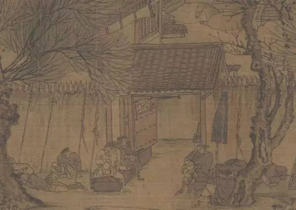 《清明上河图》上懒散的兵卒 《清明上河图》上懒散的兵卒