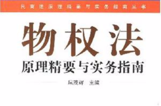 物权法原理精要与实务指南 物权法原理精要与实务指南