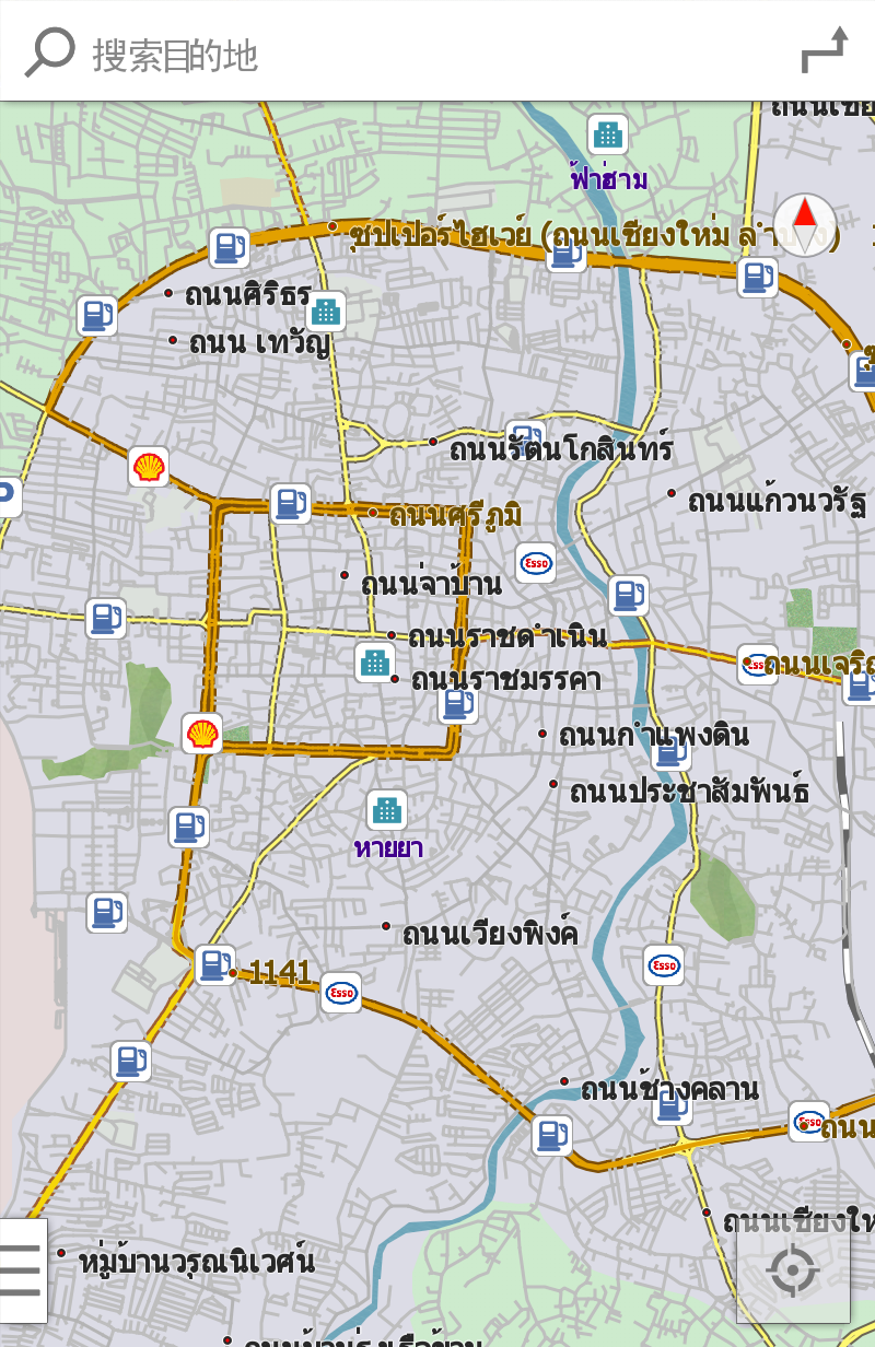 清迈最新城市交通图-最新erlinyou版 清迈最新城市交通图-最新erlinyou版