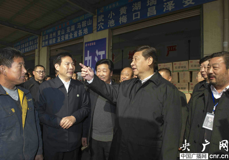 习近平总书记视察物流之都 习近平总书记视察物流之都