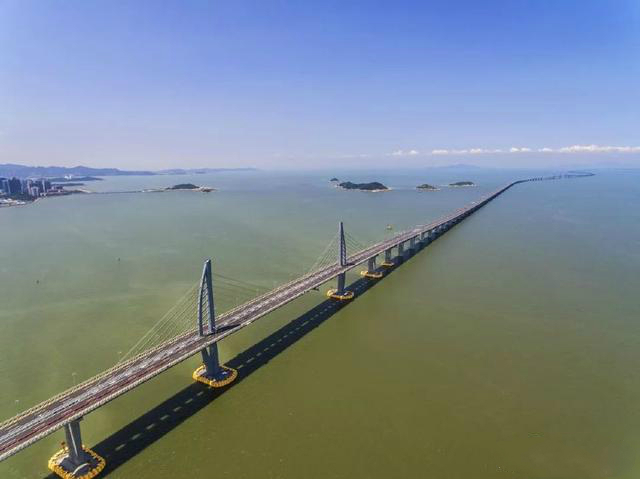 港珠澳大桥九洲航道桥建筑景观 港珠澳大桥九洲航道桥建筑景观