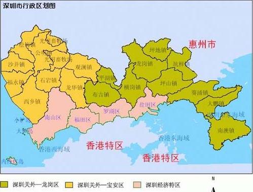 深圳市行政区划 深圳市行政区划