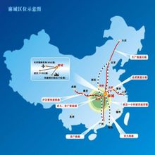 麻城区位示意图 麻城区位示意图