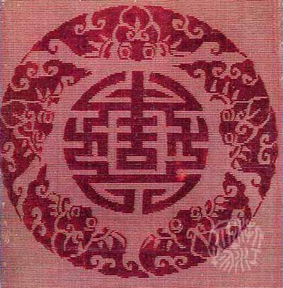 清·五蝠捧寿雕花漳绒 清·五蝠捧寿雕花漳绒