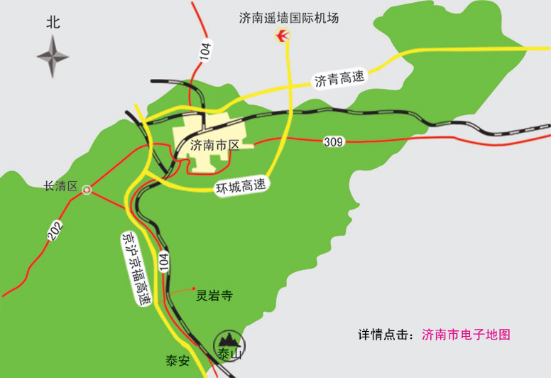 济南灵岩寺景区地图 济南灵岩寺景区地图