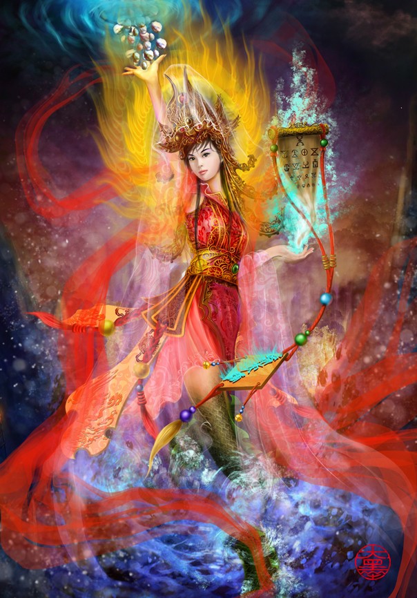 混元无极娲皇至尊至人圣母女娲娘娘 混元无极娲皇至尊至人圣母女娲娘娘