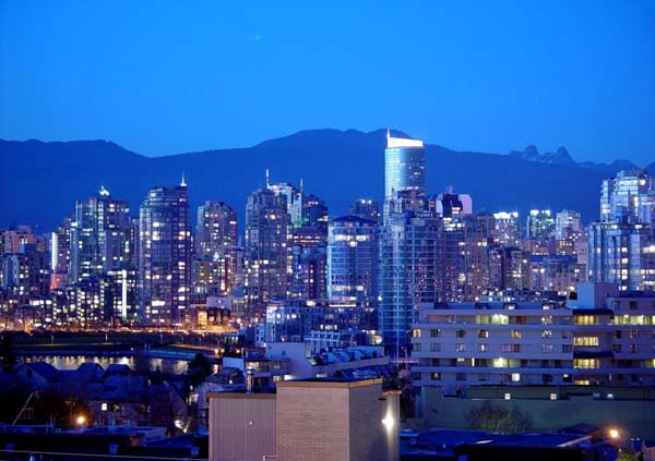 温哥华夜景 温哥华夜景