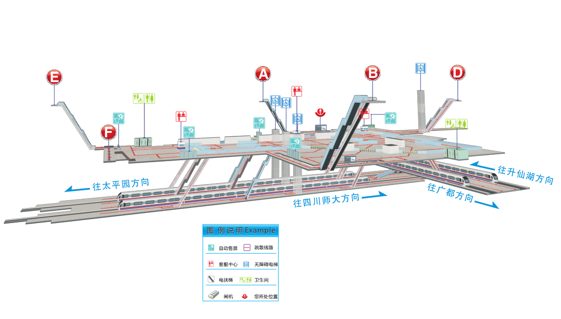 火车南站示意图 火车南站示意图