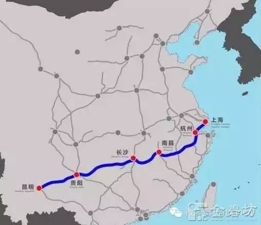 沪昆高速铁路(沪昆高铁) 沪昆高速铁路(沪昆高铁)