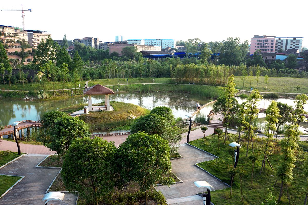 营山湿地公园 营山湿地公园