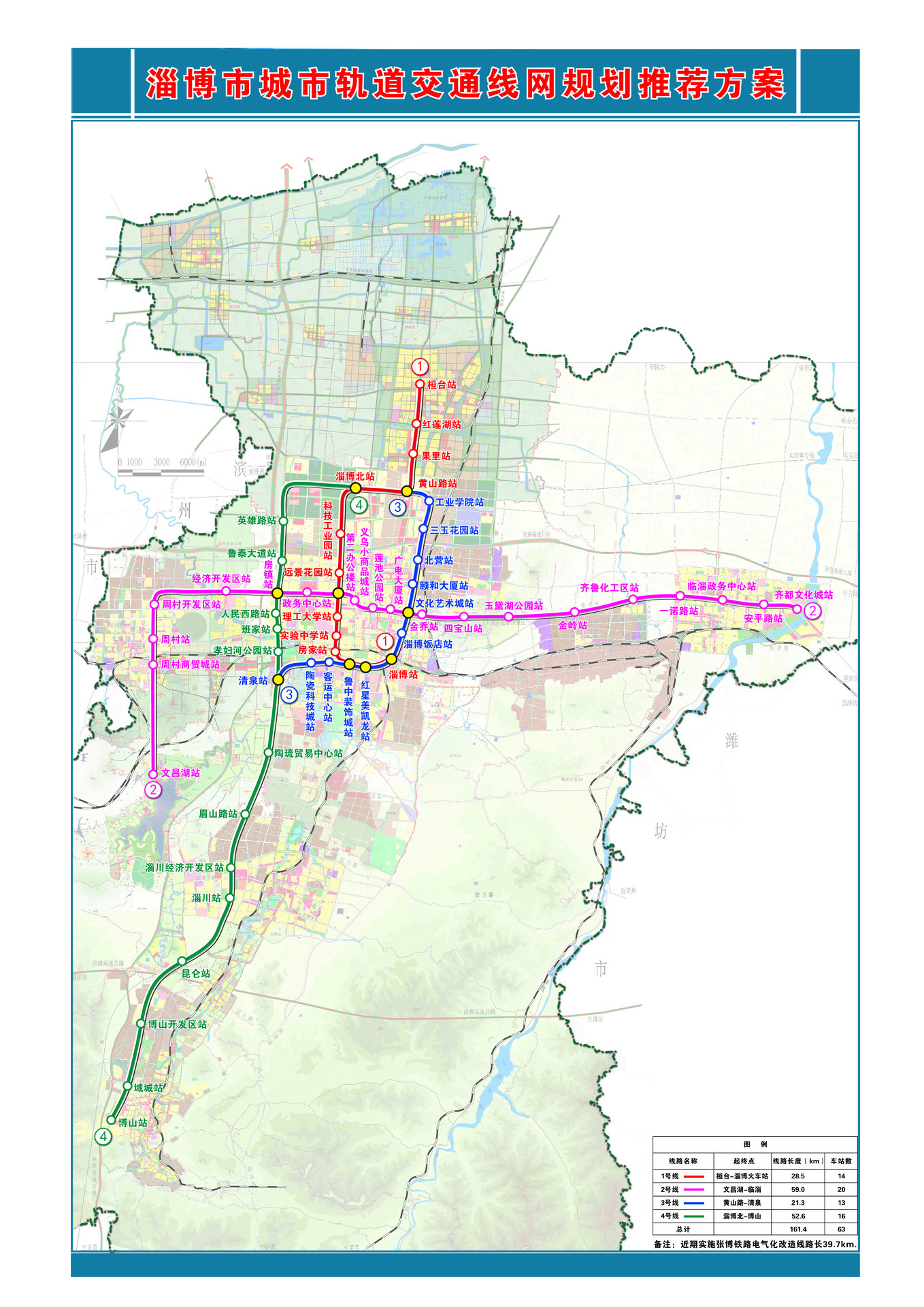 淄博城市轨道交通线网规划(2016年) 淄博城市轨道交通线网规划(2016年)