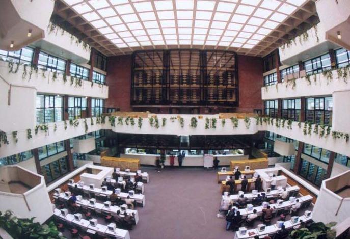 清华大学图书馆大厅 清华大学图书馆大厅
