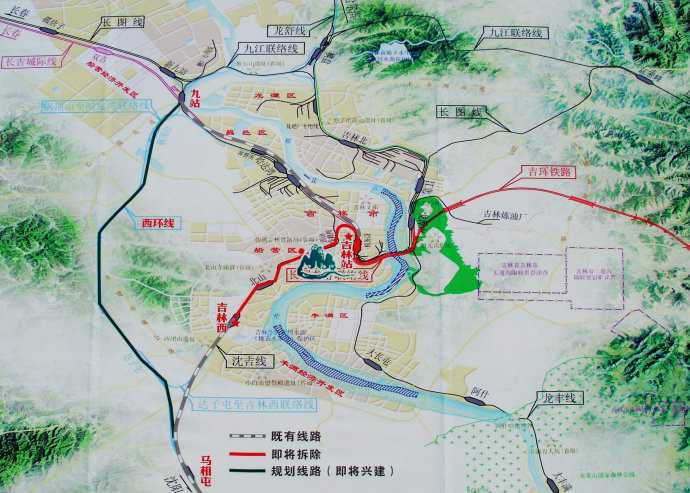 吉林市规划修建西环线 吉林市规划修建西环线