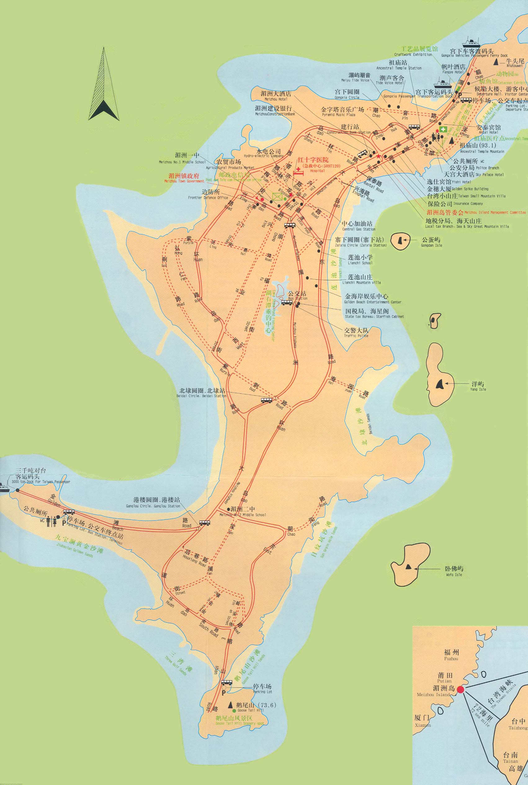 湄洲岛旅游图 湄洲岛旅游图