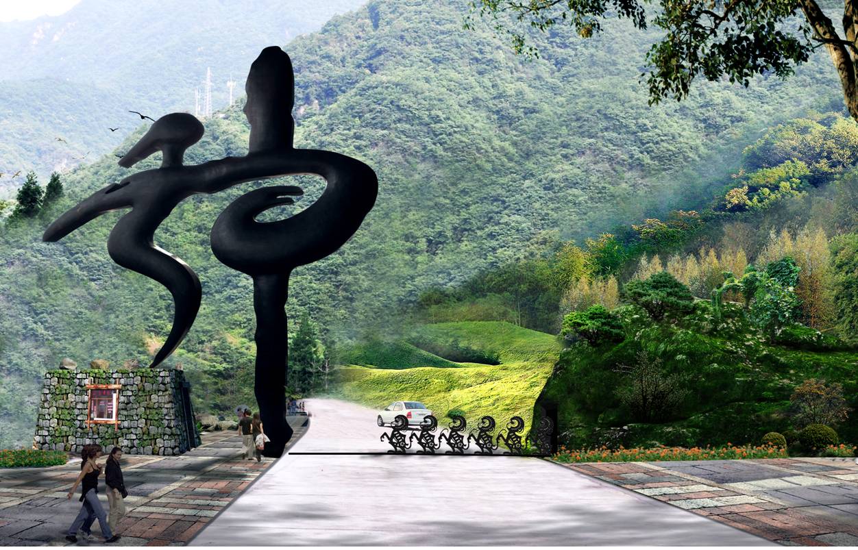 景观雕塑大门,景区雕塑 景观雕塑大门,景区雕塑