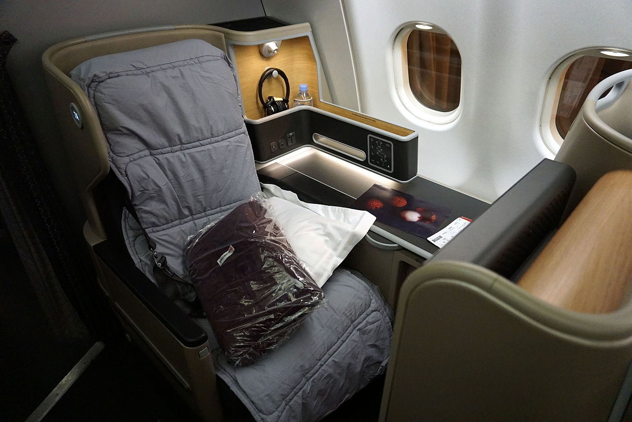 澳大利亚航空公司机型为A330的商务舱 澳大利亚航空公司机型为A330的商务舱