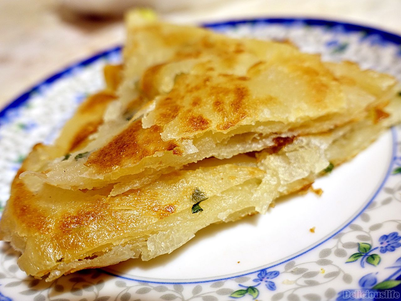 烤葱油饼 烤葱油饼