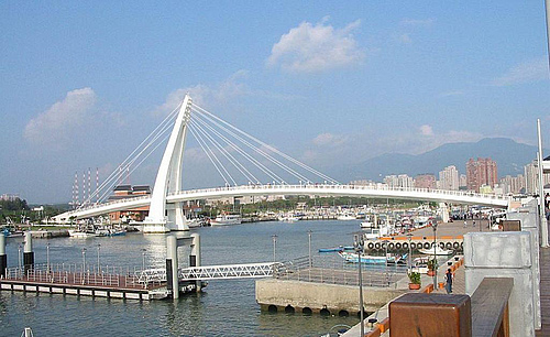 台湾台北淡水情人桥 台湾台北淡水情人桥