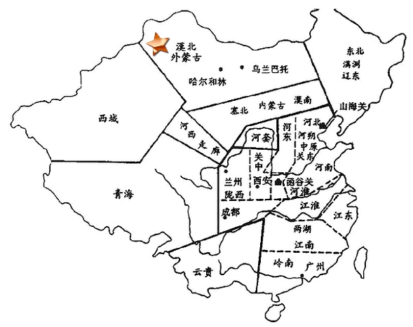 漠北(中国北方沙漠、戈壁以北的广大地区) 漠北(中国北方沙漠、戈壁以北的广大地区)