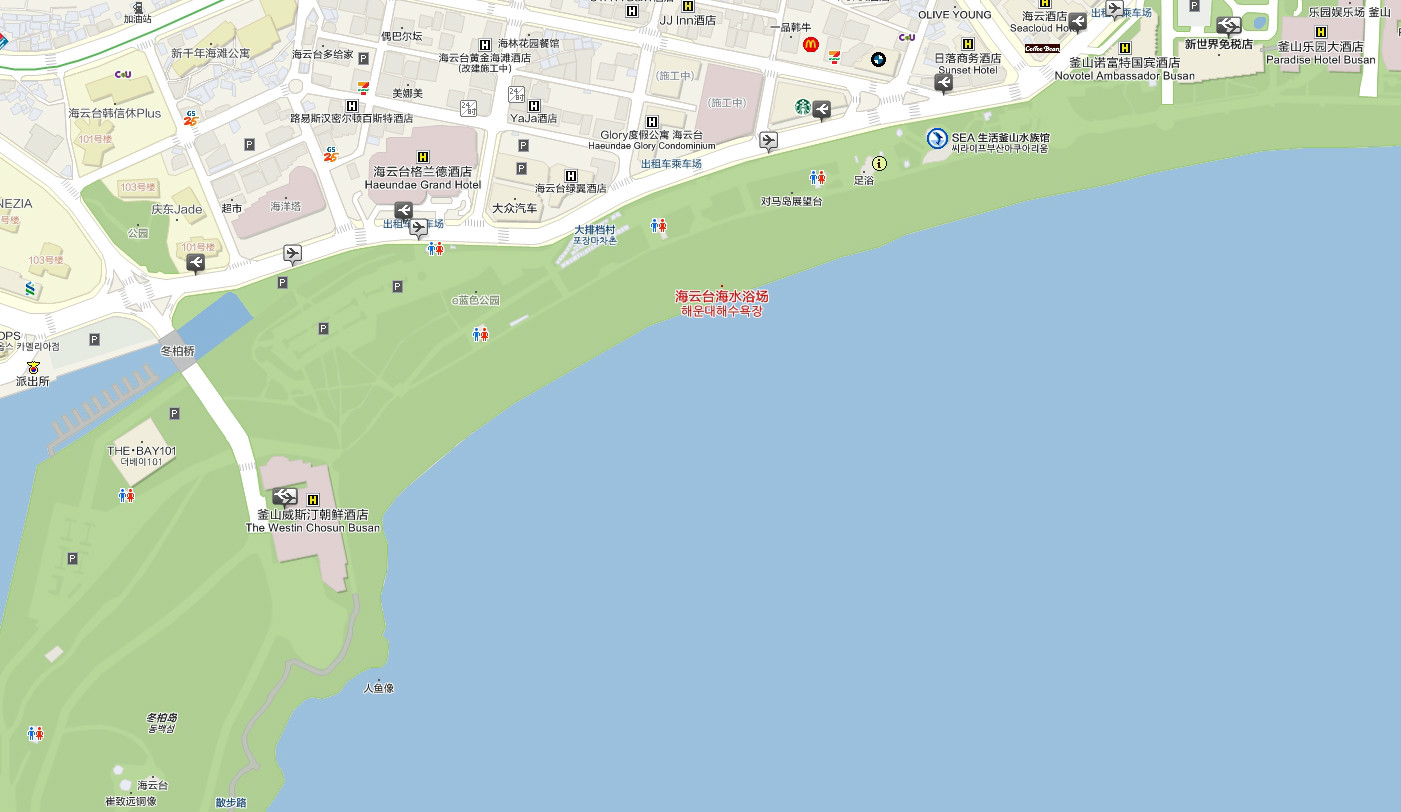 海云台地图图片 海云台地图图片