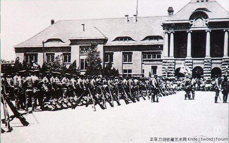 1928年由青岛抵济的日本军队 1928年由青岛抵济的日本军队