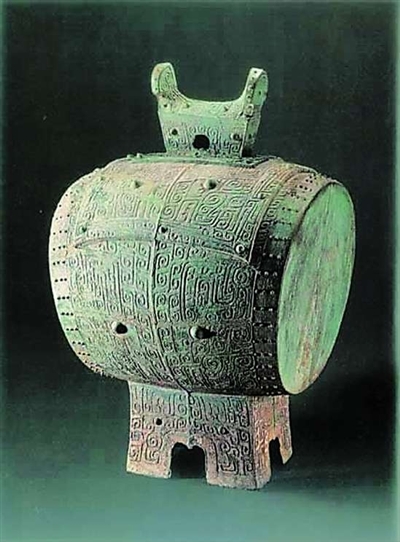 兽面纹铜鼓 兽面纹铜鼓