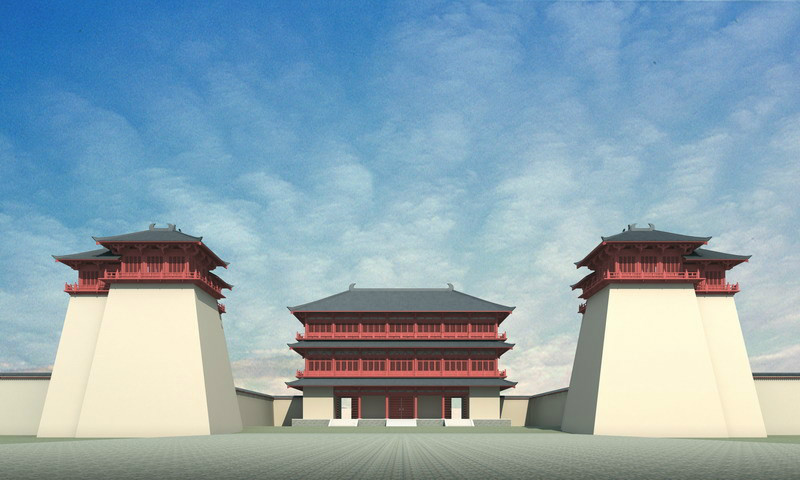 阊阖门复原图 阊阖门复原图