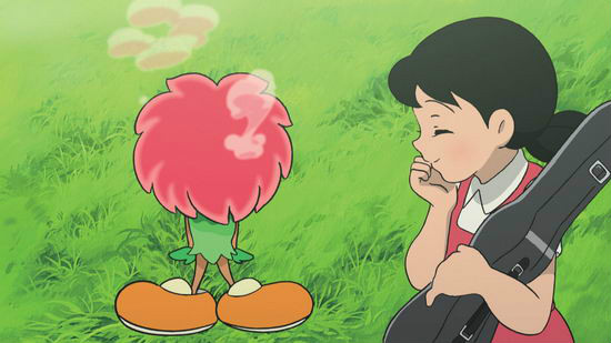 草地上的静香 草地上的静香