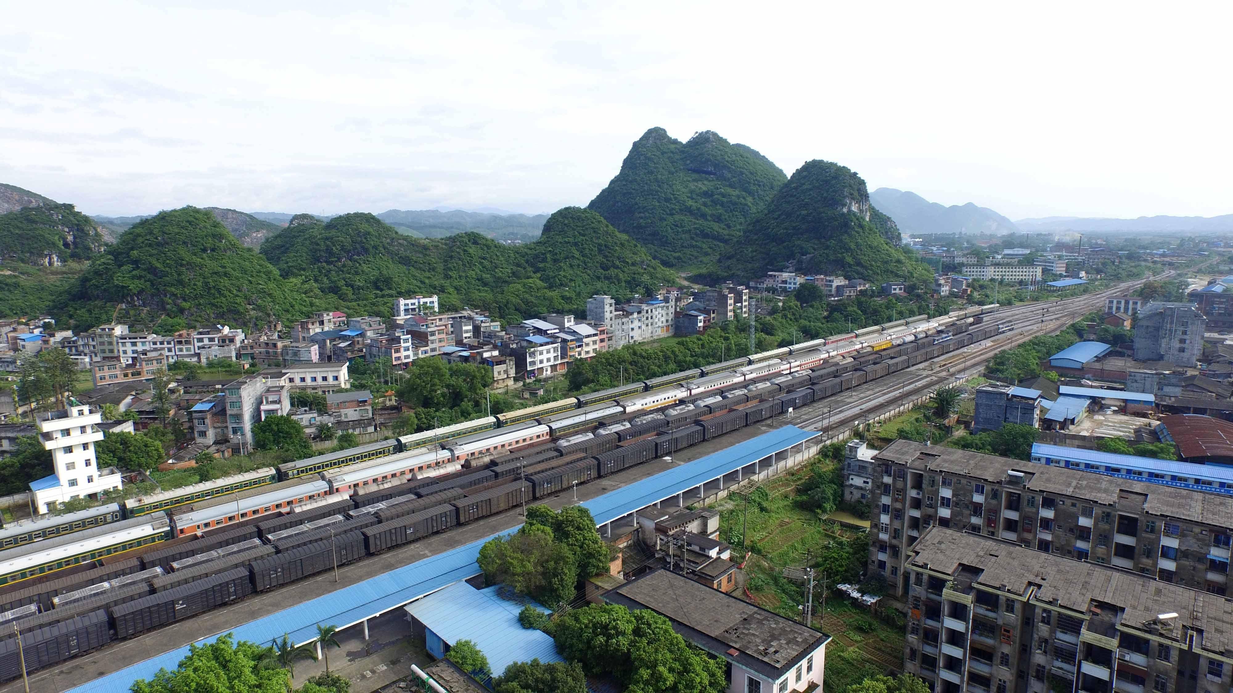 焦柳铁路融安站 焦柳铁路融安站