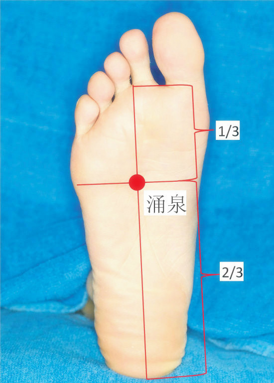 涌泉穴 涌泉穴