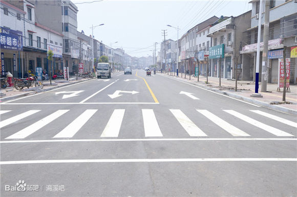改造后的大河桥路 改造后的大河桥路