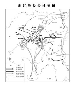 湘江战役地图 湘江战役地图