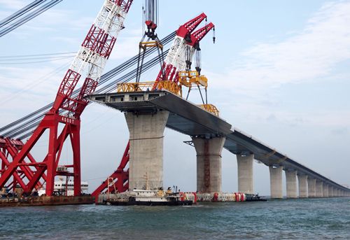 港珠澳大桥架梁工程 港珠澳大桥架梁工程