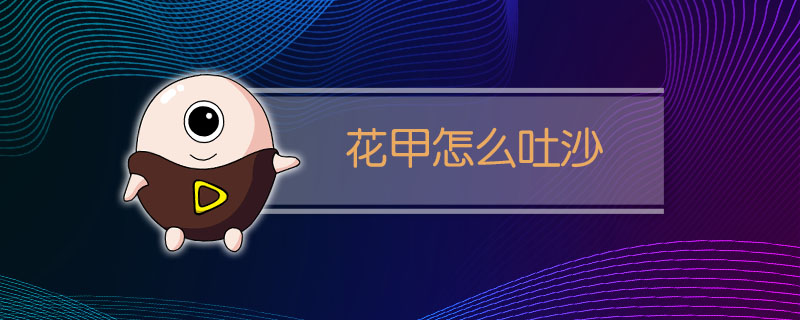 花甲怎么吐沙