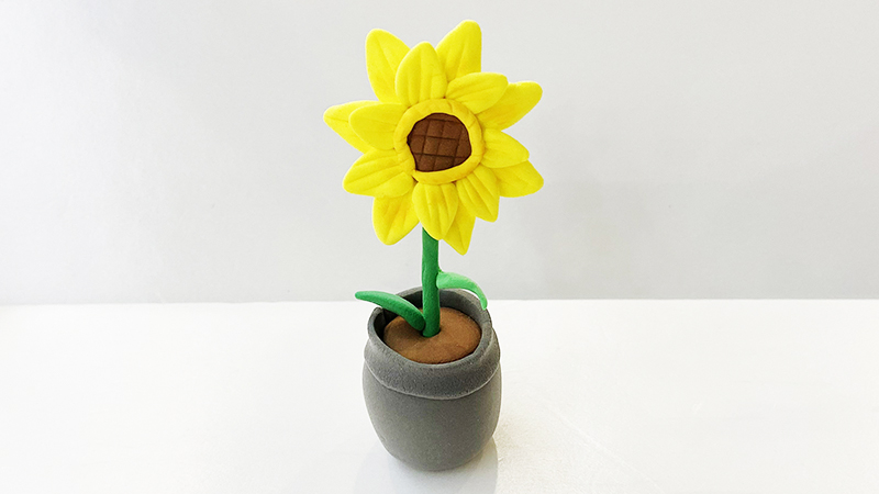 粘土太阳花制作方法