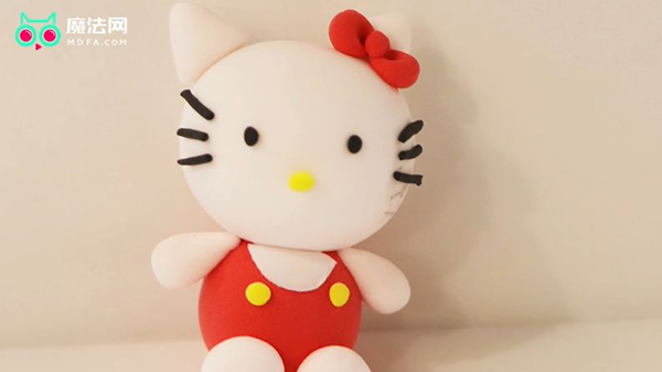 粘土kitty猫制作过程