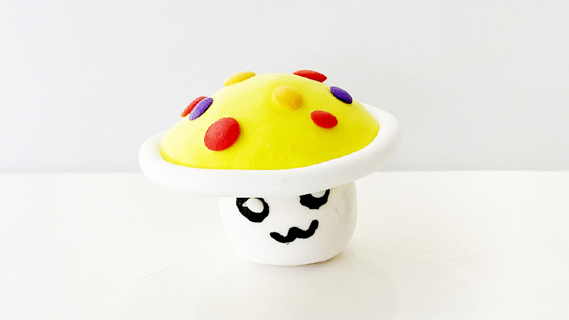 粘土做蘑菇怎么做