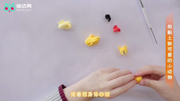 用黏土做可爱的小动物