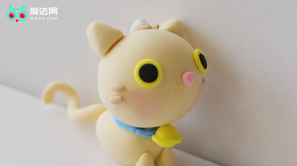 怎么用粘土做超萌小猫