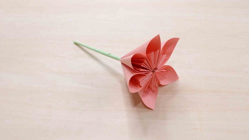 纸樱花怎么折