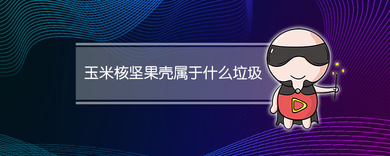 玉米核坚果壳属于什么垃圾